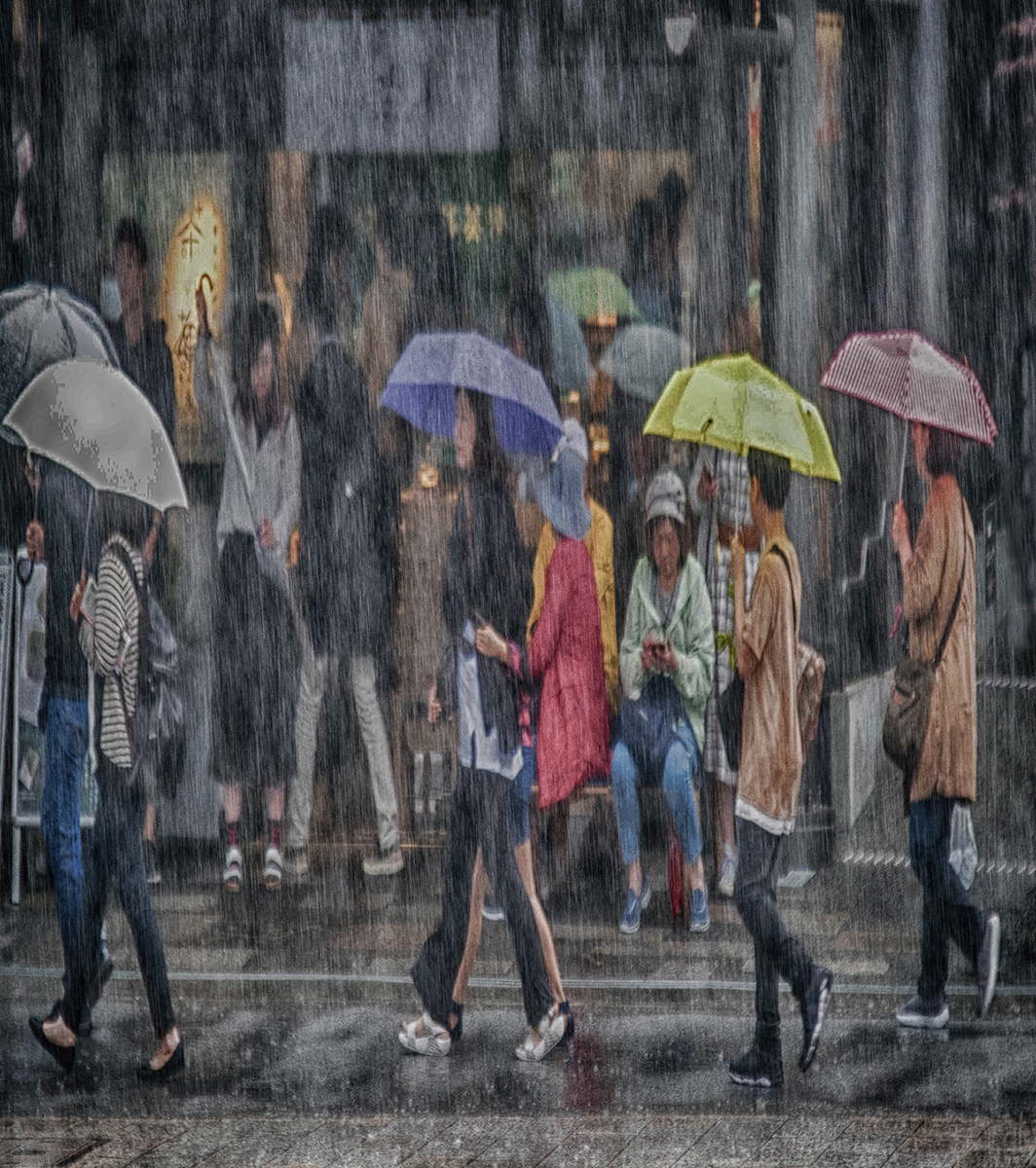 Torrential rain in Kyoto